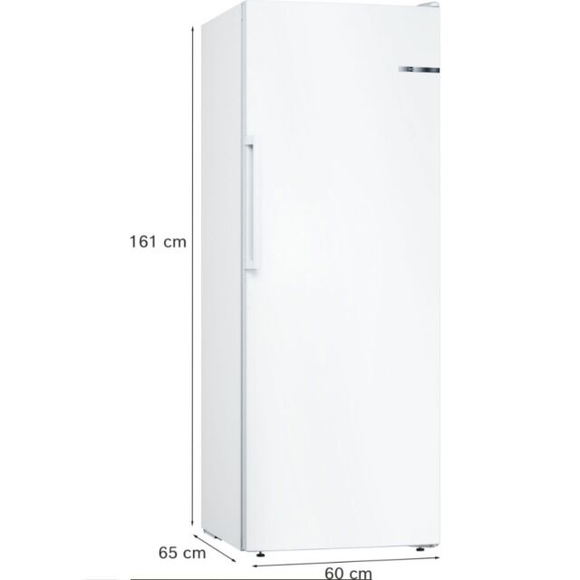 Bosch GSN29VWEVG Serie 4 161x60 Upright Freezer, 6 Compartments including 1 BigBox, electronic contr