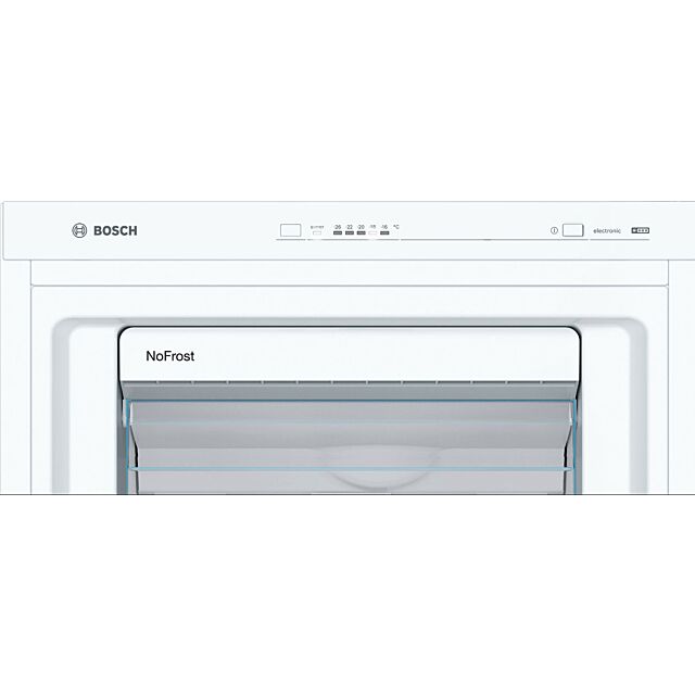 Bosch GSN29VWEVG Serie 4 161x60 Upright Freezer, 6 Compartments including 1 BigBox, electronic contr