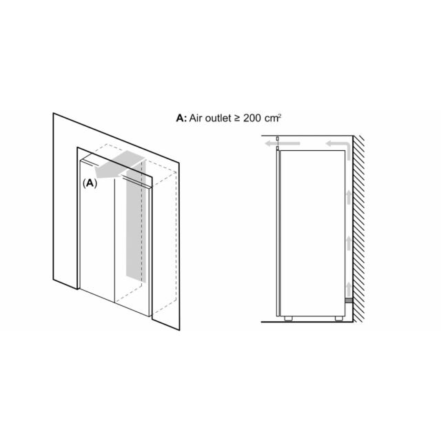 Bosch GSN36VWEPG 186x60 NoFrost Upright Freezer, 7 Compartments including 2 BigBox and EasyAccess Sh