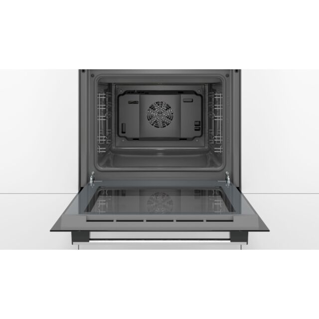 Bosch HHF113BA0B Serie 2 Built In Single Oven 13Amp Fan Oven, Easy Clean Enamel Interior