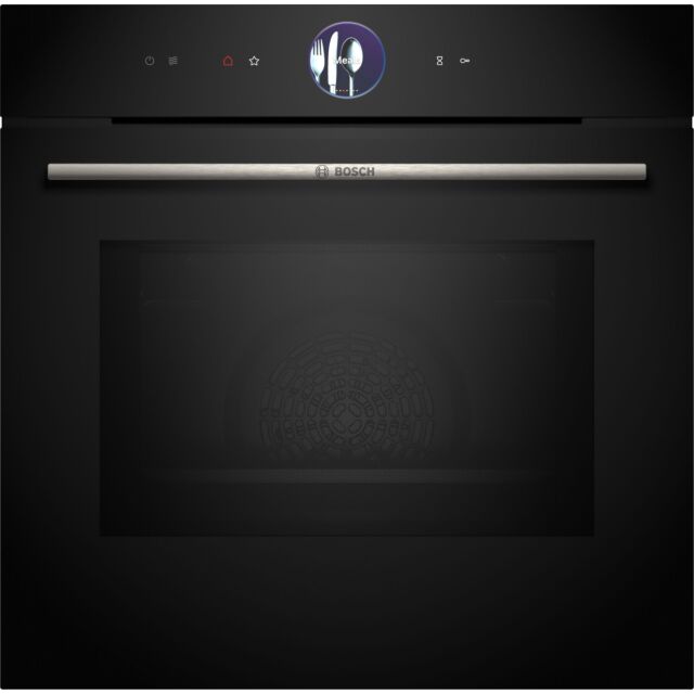 Bosch HMG7764B1B Series 8, Built-in oven with microwave function, Electronic, 14 functions  60 x 60 cm, Black 