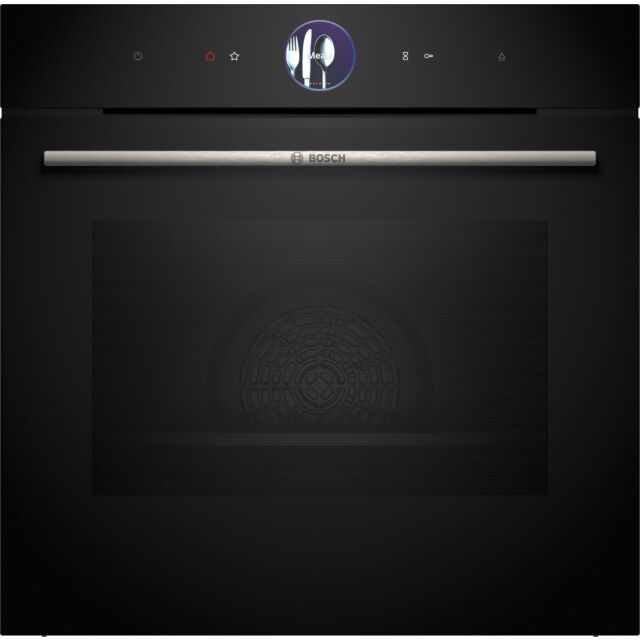 Bosch HSG7364B1B Series 8, Built-in oven with steam function,  Electronic, 21 functions, 60 x 60 cm, Black