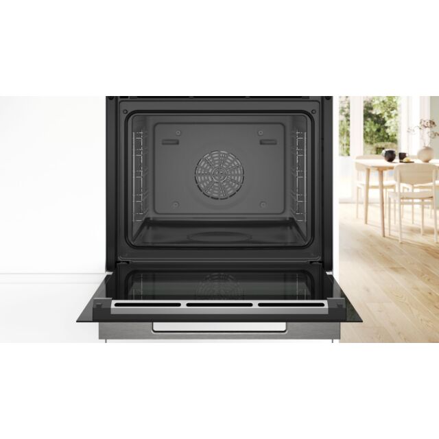 Bosch HSG7584B1 Series 8, Built-in oven with steam function,  Electronic, 23 functions, 60 x 60 cm, Black