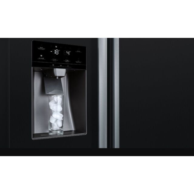 Bosch KAD93ABEP Series 6, American side by side, 178.7 x 90.8 cm, Black, Total No Frost