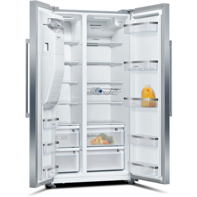 Bosch KAD93AIERG Series 6, American side by side, 178.7 x 90.8 cm, Brushed steel anti-fingerprint