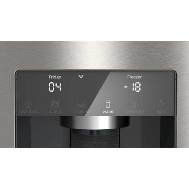 Bosch KFD96APEA Series 6, French Door Bottom Freezer, Multi Door, 183 X 90.5 Cm, Brushed Steel Anti-