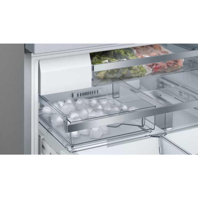 Bosch KFF96PIEP 183 x 91 x 71 FDBM French Door style, pullout bottom freezer drawer, plumbed for ice