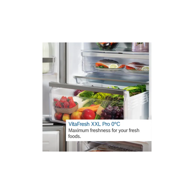 Bosch KFN96APEAG 183 x 91 x 73 Multi Door style, 4 doors, 2 separate noFrost bottom freezer sections