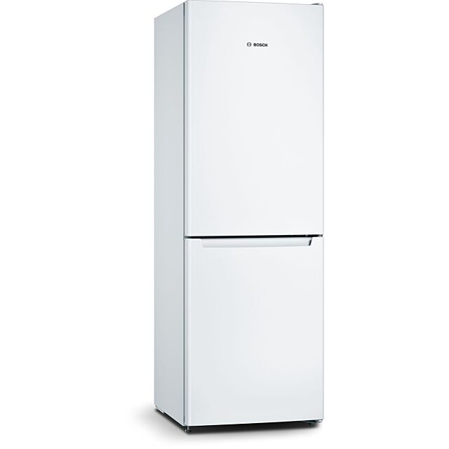Bosch KGN33NWEBG Series 2, Free-standing fridge-freezer with freezer at bottom, 176 x 60 cm, White