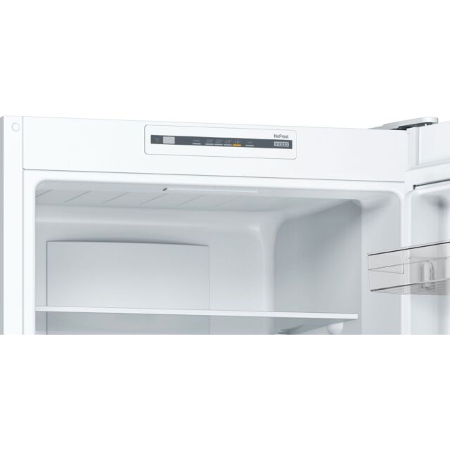 Bosch KGN33NWEBG Series 2, Free-standing fridge-freezer with freezer at bottom, 176 x 60 cm, White