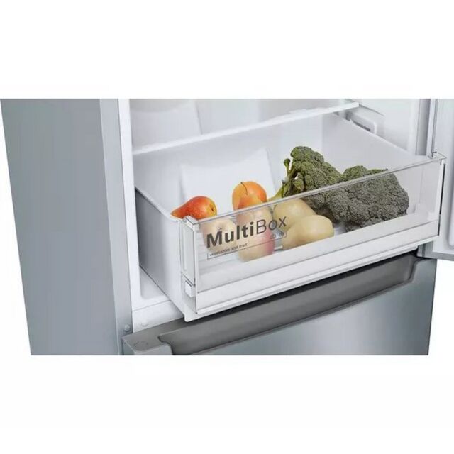 Bosch KGN34NLEAG Serie 2 186x60 NoFrost fridge freezer - Silver