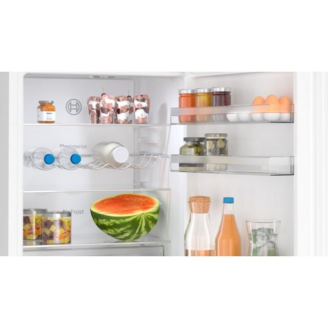 Bosch KGN362WDFG 60Cm Series 4, Frost Free Free-standing fridge-freezer, 186 x 60 cm, White