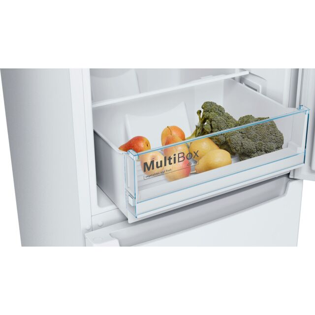 Bosch KGN36NWEAG Serie 2 186x60 NoFrost fridge freezer, MultiBox, MultiAirflow, LED light  - White