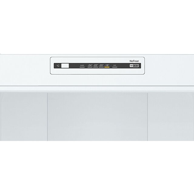 Bosch KGN36NWEAG Serie 2 186x60 NoFrost fridge freezer, MultiBox, MultiAirflow, LED light  - White