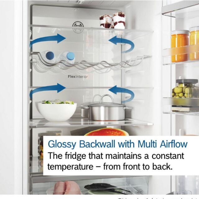 Bosch KGN392LAGG 60Cm 60/40 Total No Frost Fridge Freezer - Stainless Steel Look