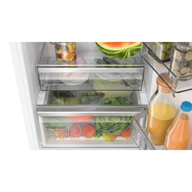 Bosch KGN39AWCTG Series 6, Frost Free Free-standing fridge-freezer with freezer at bottom, 203 x 60 cm, White