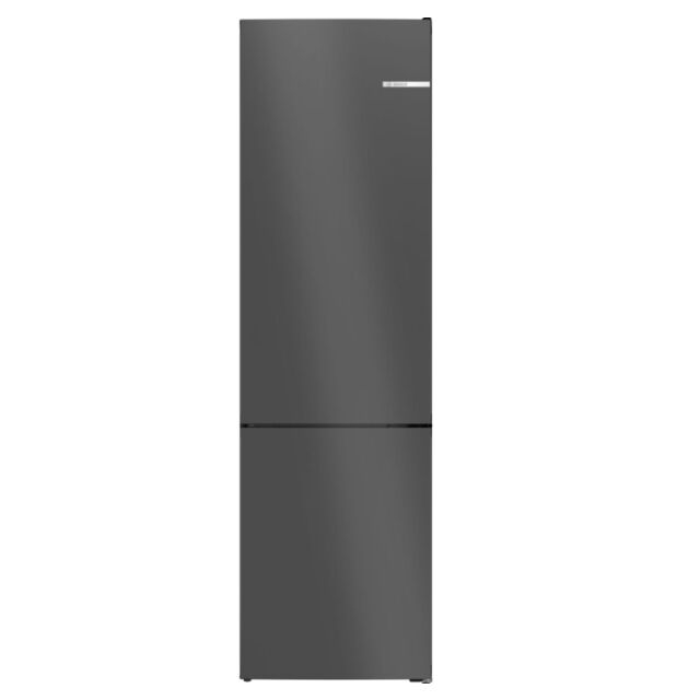 Bosch KGN39OCAFG Series 4, Free-standing fridge-freezer with freezer at bottom, 203 x 60 cm, Cast Iron, Green Collection, Total No Frost
