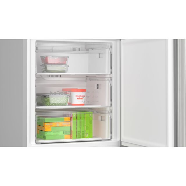 Bosch KGN492LDFG 203x70 NoFrost fridge freezer, VitaFresh, Chiller drawers, MultiAirflow, LED light,