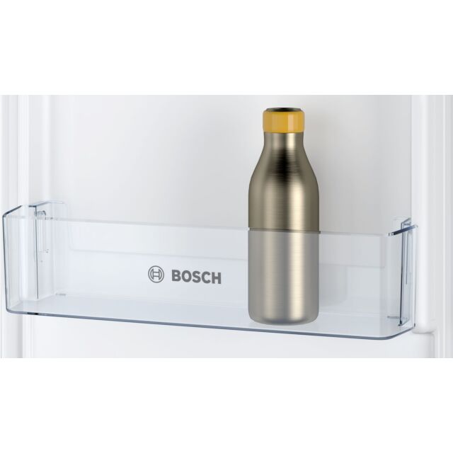 Bosch KIN86NSE0G Series 2 Built-in fridge-freezer with freezer at bottom, 177.2 x 54.1 cm, sliding hinge - White