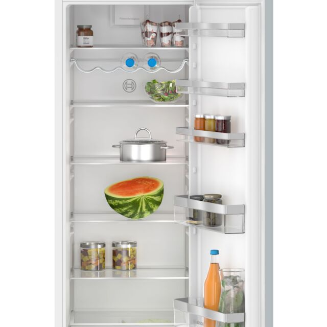 Bosch KIR81VFE0G Built-In Series 4, Built-in fridge, 177.5 x 56 cm, flat hinge
