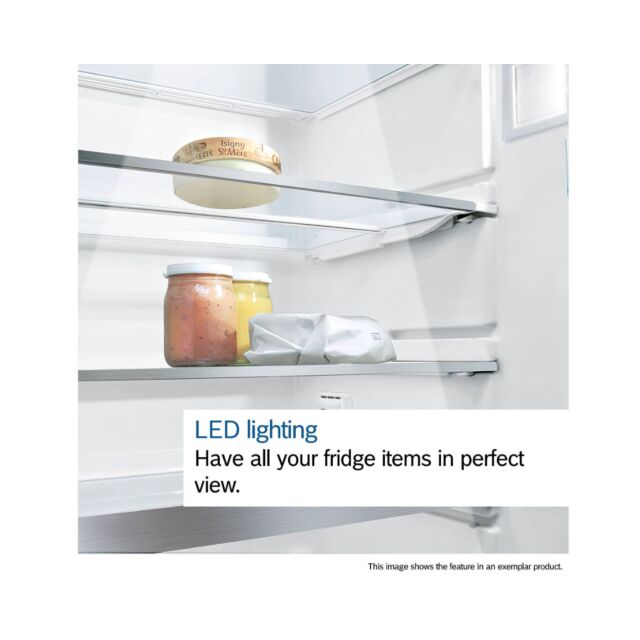 Bosch KTL15NWEAG 85x56 Undercounter Fridge with Icebox, MultiBox, LED light, 2 glass shelves, 3 door