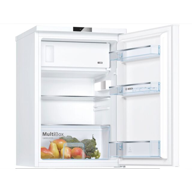 Bosch KTL15NWEAG 85x56 Undercounter Fridge with Icebox, MultiBox, LED light, 2 glass shelves, 3 door