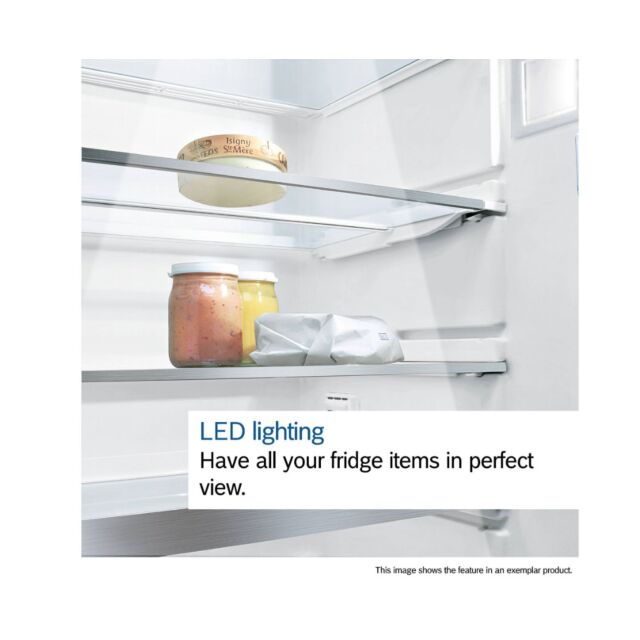 Bosch KTR15NWEAG 85x56 Undercounter Fridge, MultiBox, LED light, 3 glass shelves, 3 door shelves, In