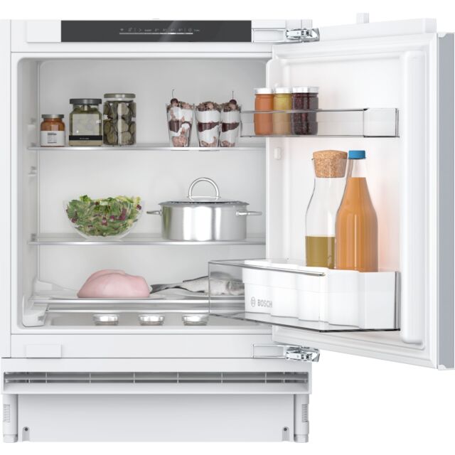 Bosch KUR21VFE0G Series 4 Built Under Counter Larder Fridge In White