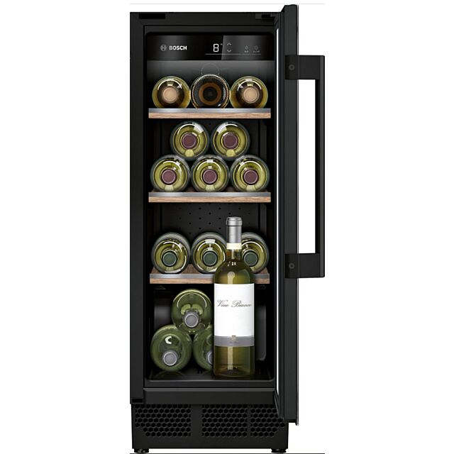 Bosch KUW20VHF0G Series 6, Built-in wine cooler, 81.8 x 29.8 cm