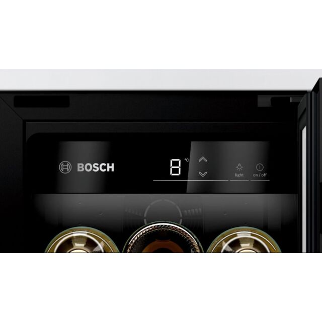 Bosch KUW20VHF0G Series 6, Built-in wine cooler, 81.8 x 29.8 cm
