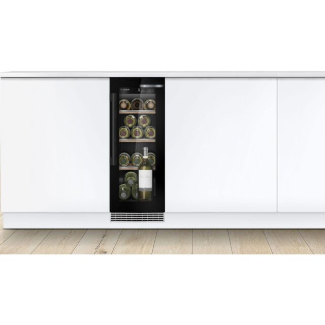 Bosch KUW20VHF0G Series 6, Built-in wine cooler, 81.8 x 29.8 cm