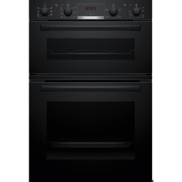 Bosch MBA533BB3B Red LED display, Main oven 5 functions,, EcoClean back. 2nd oven 3 functions