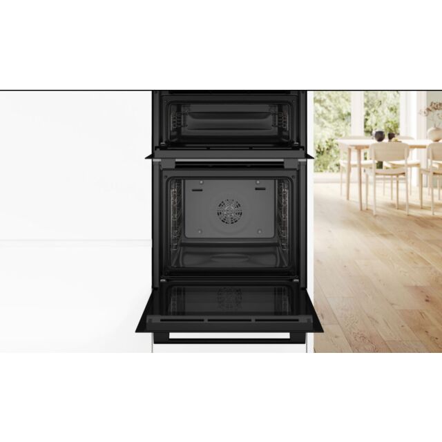 Bosch MBA533BB3B Red LED display, Main oven 5 functions,, EcoClean back. 2nd oven 3 functions