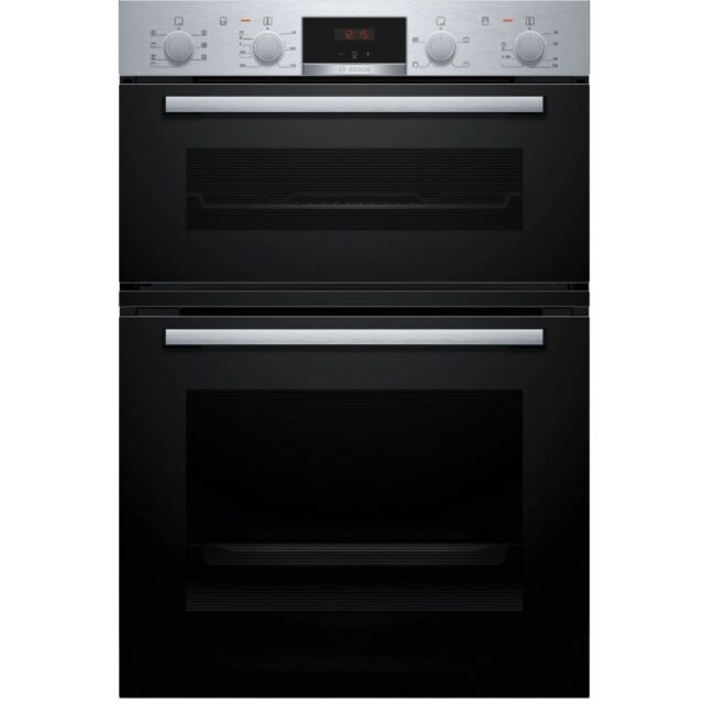 Bosch MBA533BS3B Red LED display, Main oven 5 functions, , EcoClean back. 2nd oven 3 functions