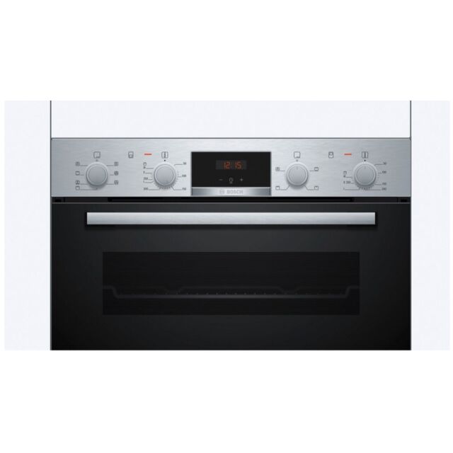 Bosch MBA533BS3B Red LED display, Main oven 5 functions, , EcoClean back. 2nd oven 3 functions