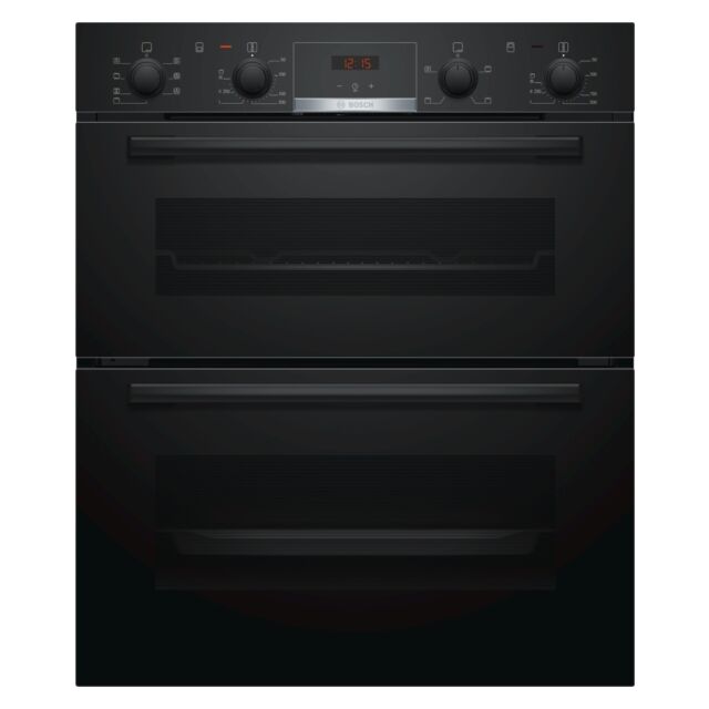 Bosch NBS533BB0B Series 4 Double Built Under Oven Black