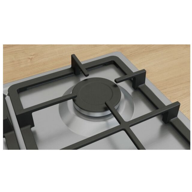 Bosch PGP6B5K90 60cm, 4 burners, 2 Dishwasher suitable cast iron pan supports, new standard sword di