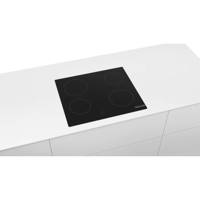 Bosch PKE61RAA8B 60cm, 4 zones, 9 power levels, Touch control, Frameless