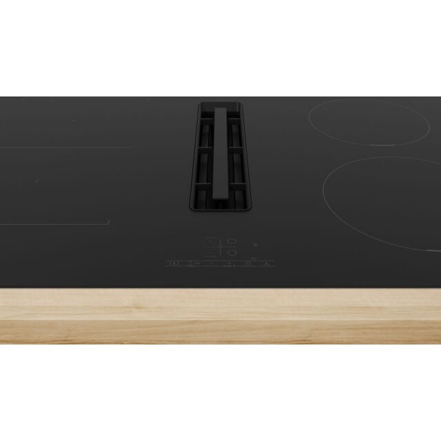 Bosch PVS811B16E 80cm venting hob, Touch Control, 4 x zones, 1 CombiZone + Ventilation, Auto-on fan,