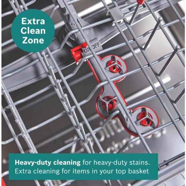 Bosch SMD6ZCX61G PerfectDry Zeolith, 7 programmes, Max Flex basket, Vario Drawer, Extra Clean Zone, 