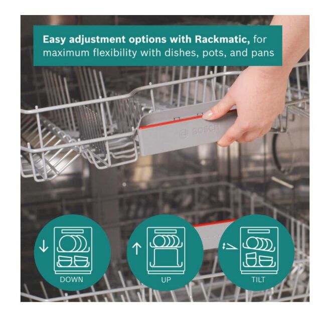 Bosch SMH4HVX14G 6 Programmes, Vario Flex Baskets, Vario Drawer, 5 Options, Info Light, 46Db, 9L, 14
