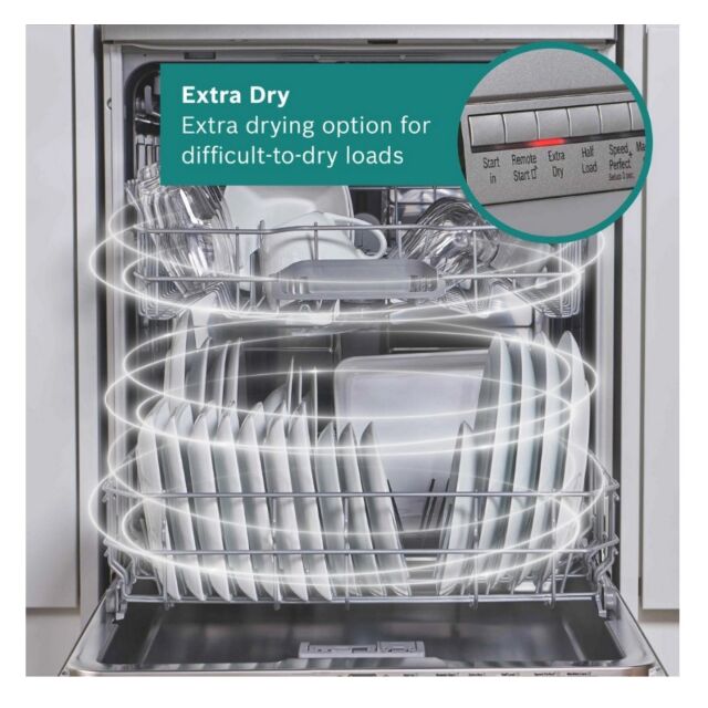 Bosch SMH4HVX14G 6 Programmes, Vario Flex Baskets, Vario Drawer, 5 Options, Info Light, 46Db, 9L, 14