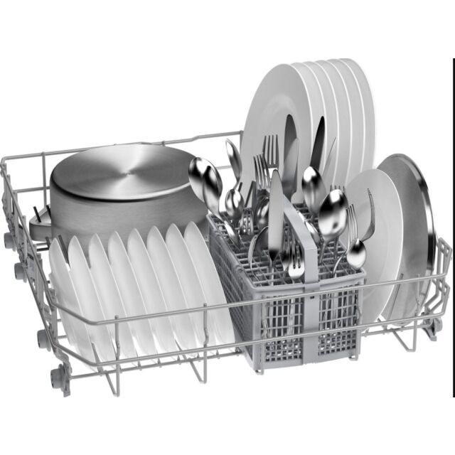 Bosch SMI2HTS06G Series 2, Semi-integrated dishwasher, 60 cm, Brushed steel