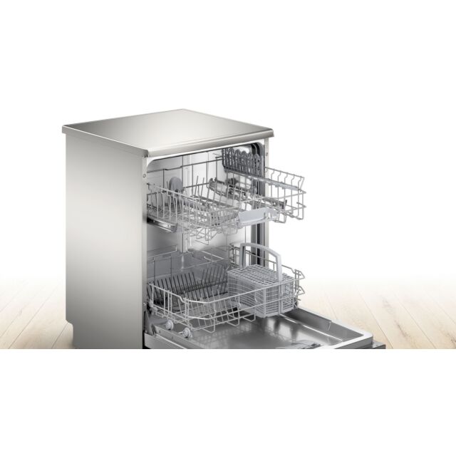 Bosch SMS26AI08G Series 2, Free-standing dishwasher, 60 cm, Brushed steel anti-fingerprint