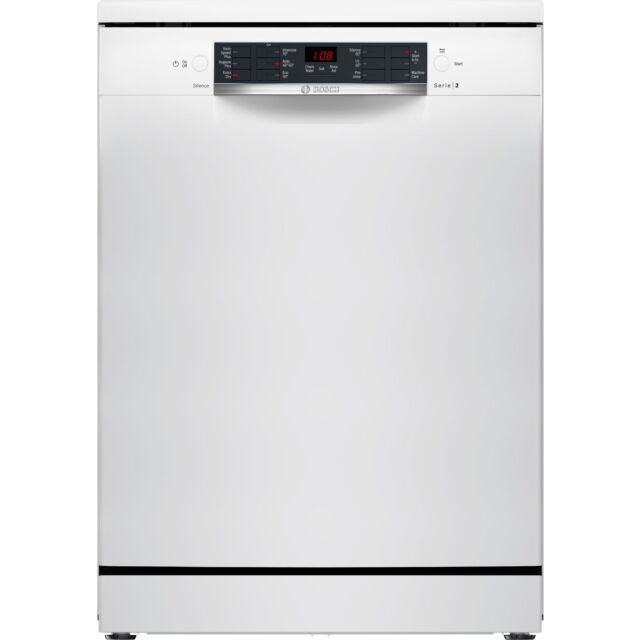 Bosch SMS26AW08G Series 2, Free-standing dishwasher, 60 cm, White