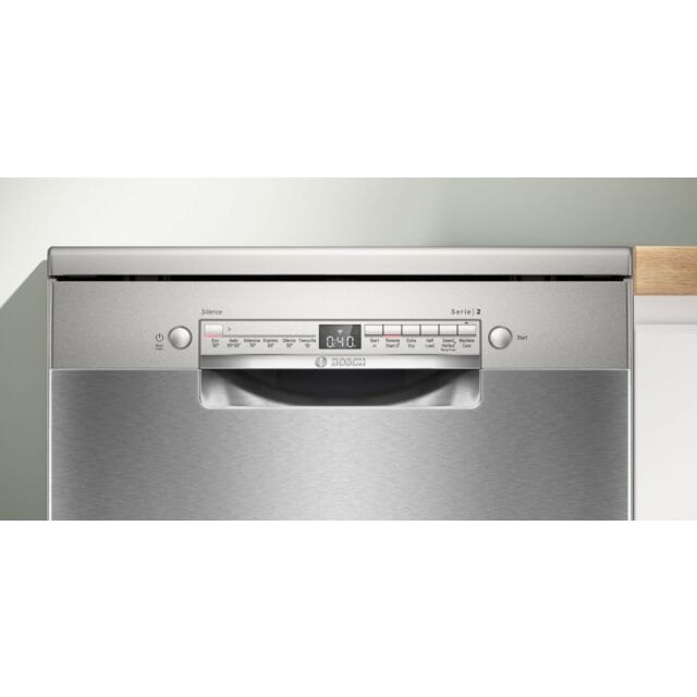 Bosch SMS2HVI06G Series 2, Free-standing dishwasher, 60 cm, Brushed steel anti-fingerprint