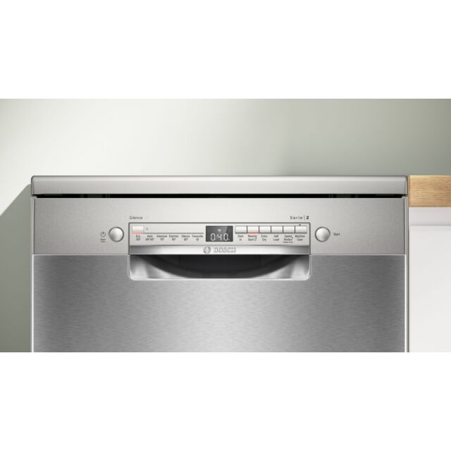 Bosch SMS2HVI67G Series 2, Free-standing dishwasher, 60 cm - Silver inox