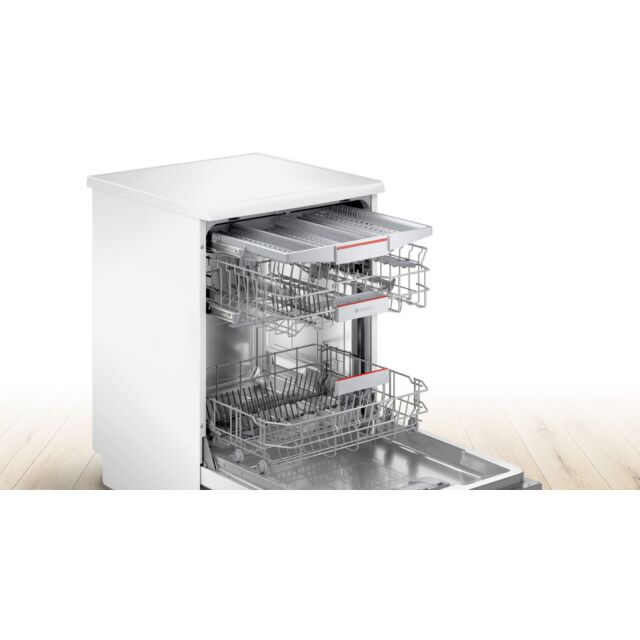 Bosch SMS4EMW06G Series 4, Free-standing dishwasher, 60 cm - White
