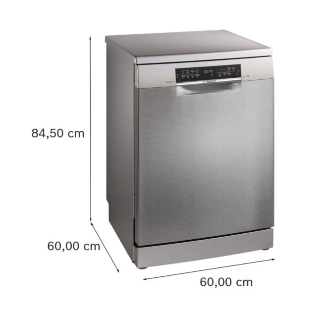 Bosch SMS6TCI02G Series 6, Free-standing dishwasher, 60 cm, Brushed steel anti-fingerprint