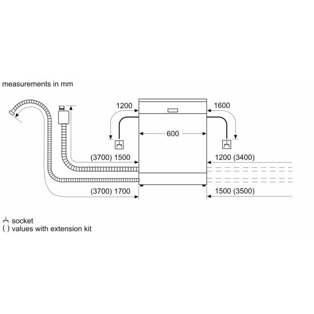 Bosch SMV6ZCX10G Built-In Series 6, Fully-integrated dishwasher, 60 cm